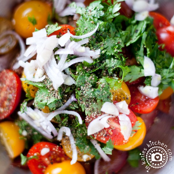 Tomatensalat_Koriander
